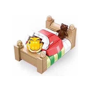 Sluban B1221E Garfield v posteli