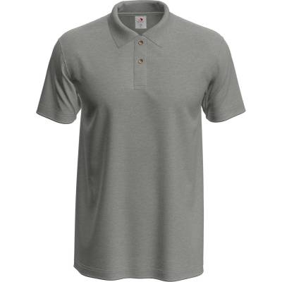 Stedman classic polo st3000 / Мъжка поло риза - сиви акценти 5xl (st3000gyh5xl)