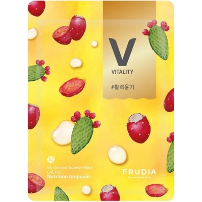 Frudia My Orchard Squeeze Mask Cactus - Текстилна маска с кактус 1бр. /20мл
