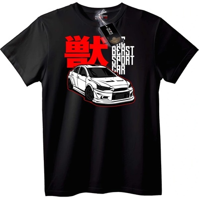 NOONEBRAND Тениска Beast Sport Car - 2XL, Black