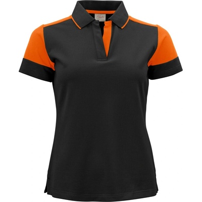 Printer Polokošile Prime Polo Women COT61502581300 black/orang