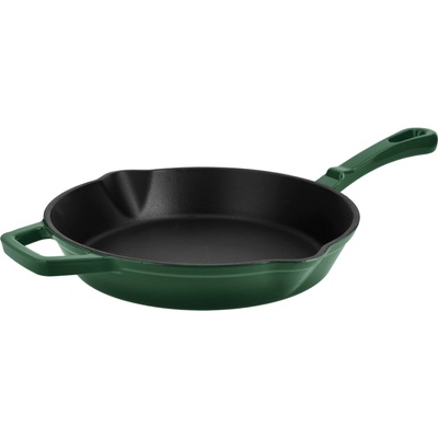 SILVERCREST Litinová grilovací pánev Premium, Ø 25 cm (kulatá, zelená)