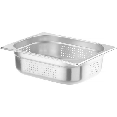 Nádoba GN 1/2 perforovaný, HENDI, Kitchen Line, GN 1/2, 4L, (H)65mm Hloubka: 6,5 cm