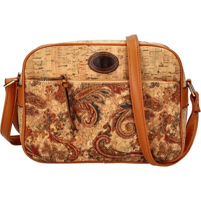 Crossbody dámská kabelka v korkovém designu A2132 typ 10
