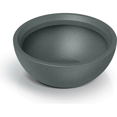 Prosperplast Plastový květináč MOLIOS BOWLS granitově šedý, 60 cm