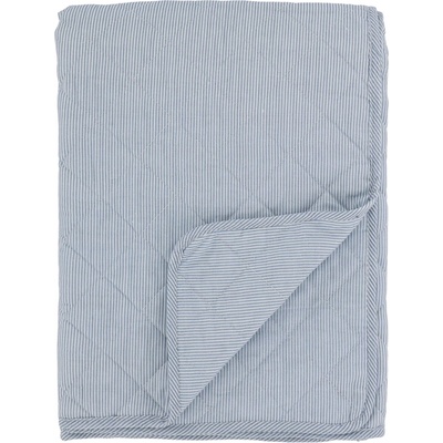 Chic Antique Prošívaný přehoz Aix Milk Boy Stripes 180 x 130 cm, modrá