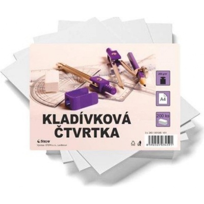 Kladívková čtvrtka - A4, 200 listů, 250 g/m2 – Zboží Dáma