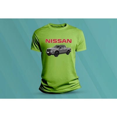 Sandratex dětské bavlněné tričko Nissan Navara. lime