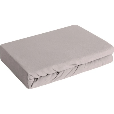 Eurofirany jersey prostěradlo jersey3 světlešedé 160x200