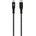 Tellur Кабел Tellur Green USB Type-C към Lightning, Apple MFI - Black (TLL155461)