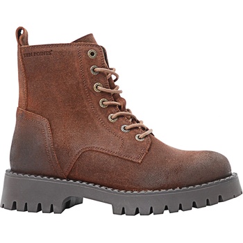 Ten Points Дамски ежедневни боти Ten Points Women's Penny Lace Suede Boots Casual boots - Brandy - размер 41 (EU) (126-0518-0216)