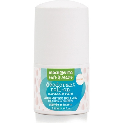 Macrovita Deodorant roll-on kids & teens coral - Dezodorant pre deti a teenagerov 50 ml