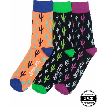 Meatfly чорапи Lexy Triple Pack Cactus | Многоцветна | Размер Meatfly | Cheren | МЪЖЕ | 36-41