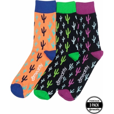 Meatfly чорапи Lexy Triple Pack Cactus | Многоцветна | Размер Meatfly | Cheren | МЪЖЕ | 36-41