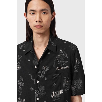 AllSaints Риза с лен AllSaints TERRA (M049SE)