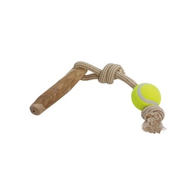 Nobby tyčka z kávového dřeva s tenisákem M 20 cm