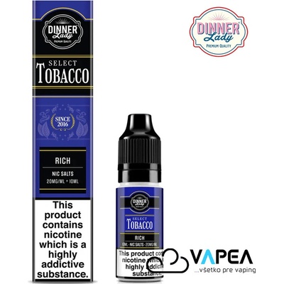 Dinner Lady BAR SALTS TOBACCO Rich Tobacco 10 ml 20 mg