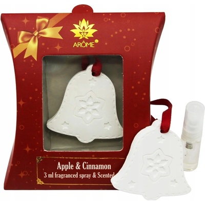 ARÔME Darčeková sada vonného ílu a spreja s vôňou 3 ml, jablko a škorica