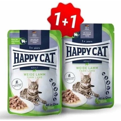 Happy Cat jehněčí 20 x 85 g
