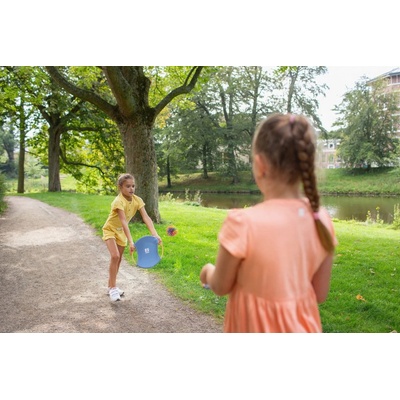 BS Toys Tenisový trampolínový set se střapatým míčkem