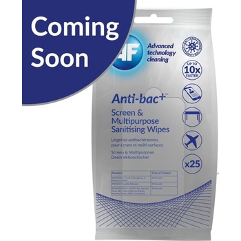 AF Anti Bac Screen & Multipurpose Antibakteriální čisticí ubrousky 25 ks