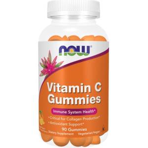 NOW Vitamin C Gummies [90 желирани бонбони] Портокал
