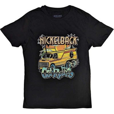 Nickelback tričko Get Rollin' čierne