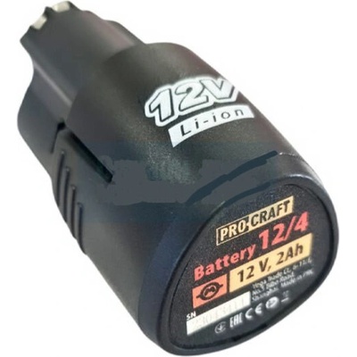 PRO-CRAFT Акумулаторна Li-Ion батерия 12V-2Ah ; PROCRAFT 12/4