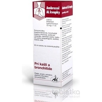 Ambroxol AL kvapky gtt.por.1 x 50 ml