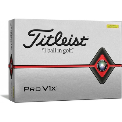 Titleist Pro V1x žluté 12 ks