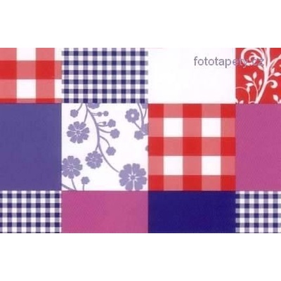 Gekkofix Samolepící fólie imitace Decor, Patch work, rozměry šíře 67,5cm, cena za roli 15m