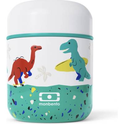 Monbento Capsule dětský termobox na jídlo 280 ml blue dino