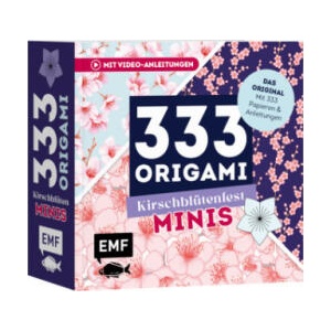 333 Origami Minis - Kirschblütenfest - Dein dekorativer Wendeblock zum kreativen Falten & Notieren | Edition Michael Fischer (2025)