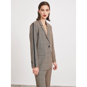 ZOOT. lab Светлокафяво карирано дамско яке METROOPOLIS by ZOOT. lab Blanche ZOOT. lab | Kafyav | ЖЕНИ | XS