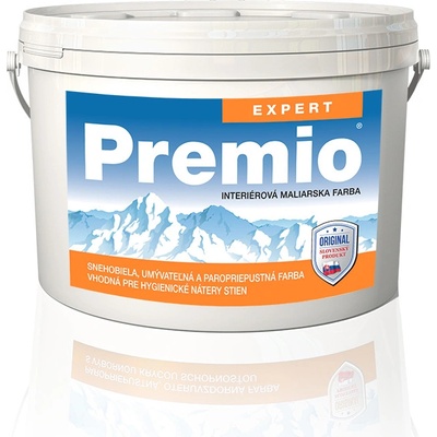 Premio Expert - Umyvateľná interiérová farba Biela 4 kg