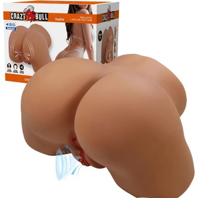 Мастурбатор с вагина и анус, засмукване и вибрации - Crazy Bull Sophia (D-243857)