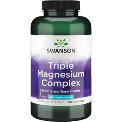 Swanson Triple Magnesium Complex 400 mg [30 капсули]