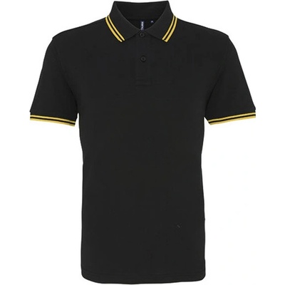 Asquith & Fox pánske polo tričko AQ011 Black