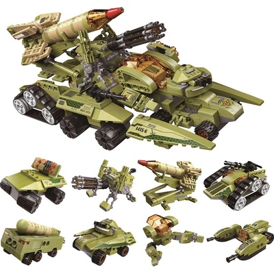 Qman Thunder Expedition Battle Car 1415-6 Obrnený voz Magnetic Storm