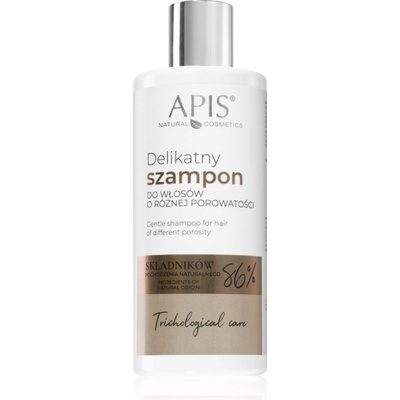 Apis Natural Cosmetics Trichological Care нежен шампоан за всички видове коса 300ml