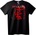 NOONEBRAND Тениска GOTTHARD кръвни пръски - L, Black