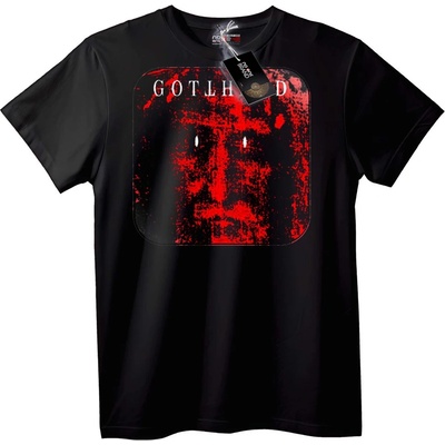 NOONEBRAND Тениска GOTTHARD кръвни пръски - L, Black