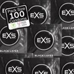 EXS Condoms 100 бр. Черни презервативи EXS Black - sexo