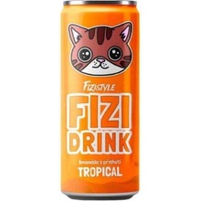 Fizistyle Fizi Drink Limonáda s príchuťou tropical 250 ml