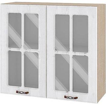 Image 1 of ИРИМ Горен кухненски шкаф Сити МФ-Бяло фладер-04-104 80 см