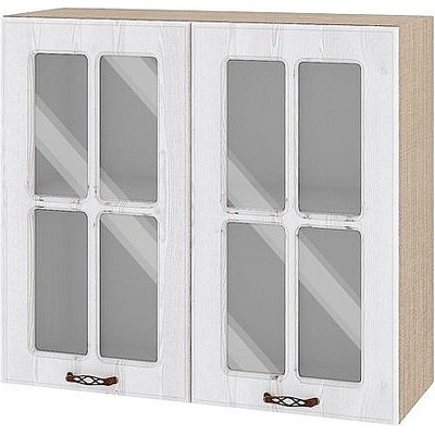 ИРИМ Горен кухненски шкаф Сити МФ-Бяло фладер-04-104 80 см