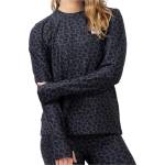 Eivy Дамска долна блуза с дълъг ръкав Eivy Women's Versa Loose Fit Top Longsleeve - Black Leopard (114-3624-0115)