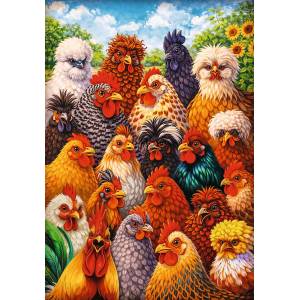Trefl - Puzzle Chickens - 1 000 piese