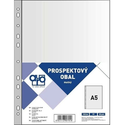 Auro Office E40 - eurofolie A5, 40 µm, PP, drsné - 100 ks