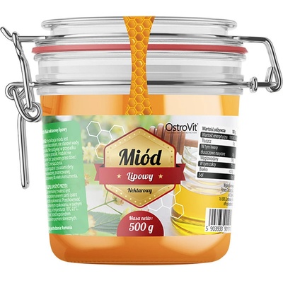 Lipový nektarový med tekutý Ostrovit 0,5 kg